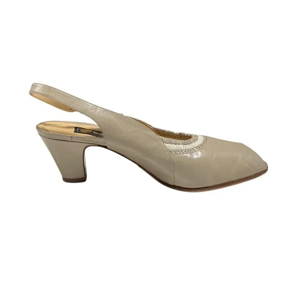 Peron slingback peeptoe